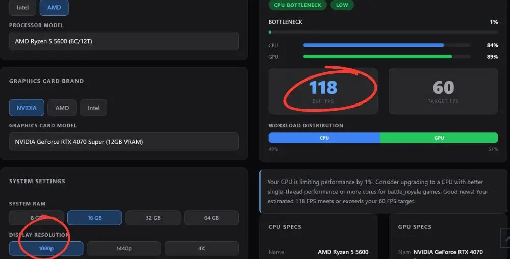 Does Ryzen 5 5600 Bottleneck RTX 4070 Super? 2 5 5600 1080