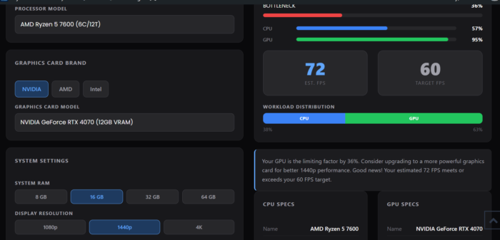 Ryzen 5 7600 + RTX 4070- Bottleneck or Perfect Match? 2 e sports